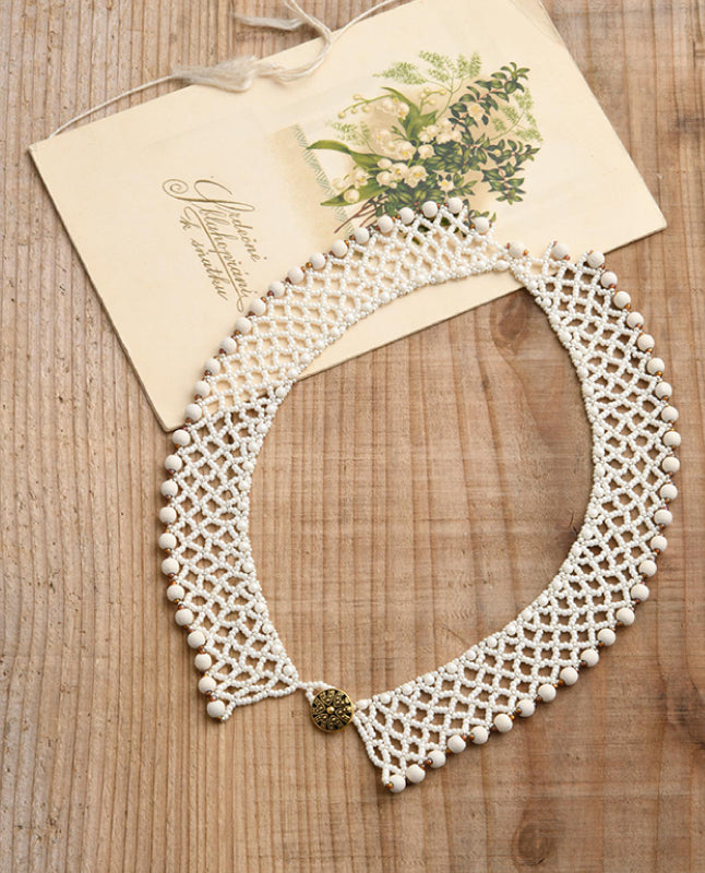【ビーズキット】Dentelle de perles~ダンテル・ド・ペルル~ design 下島優子/Yuko Shimojima(kit-0046)