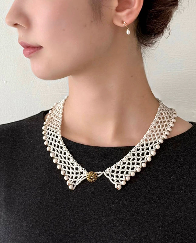 【ビーズキット】Dentelle de perles~ダンテル・ド・ペルル~ design 下島優子/Yuko Shimojima(kit-0046)