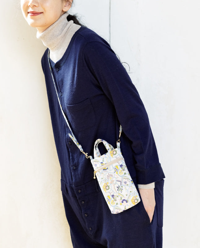 【材料キット】《yasuminさん☆リバティのスマホケース 》※コットンフレンド 冬号vol.85掲載(kit-0052)