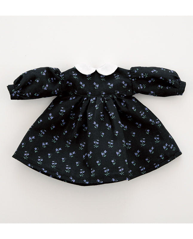 【材料キット】《黒いワンピース》「くらはしれいの夢みるドール服」掲載(kit-0067)