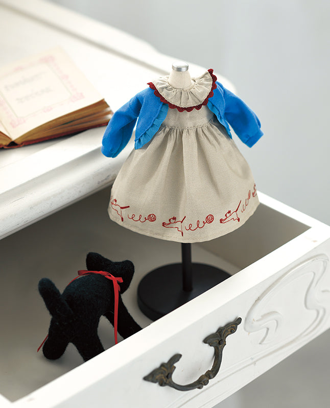 【材料キット】《家》「くらはしれいの夢みるドール服」掲載(kit-0068)