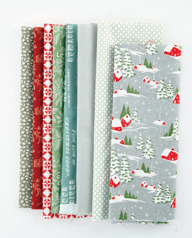 【材料キット】クリスマスのキルト  by パッチワーク教室編集部(kit-0075)