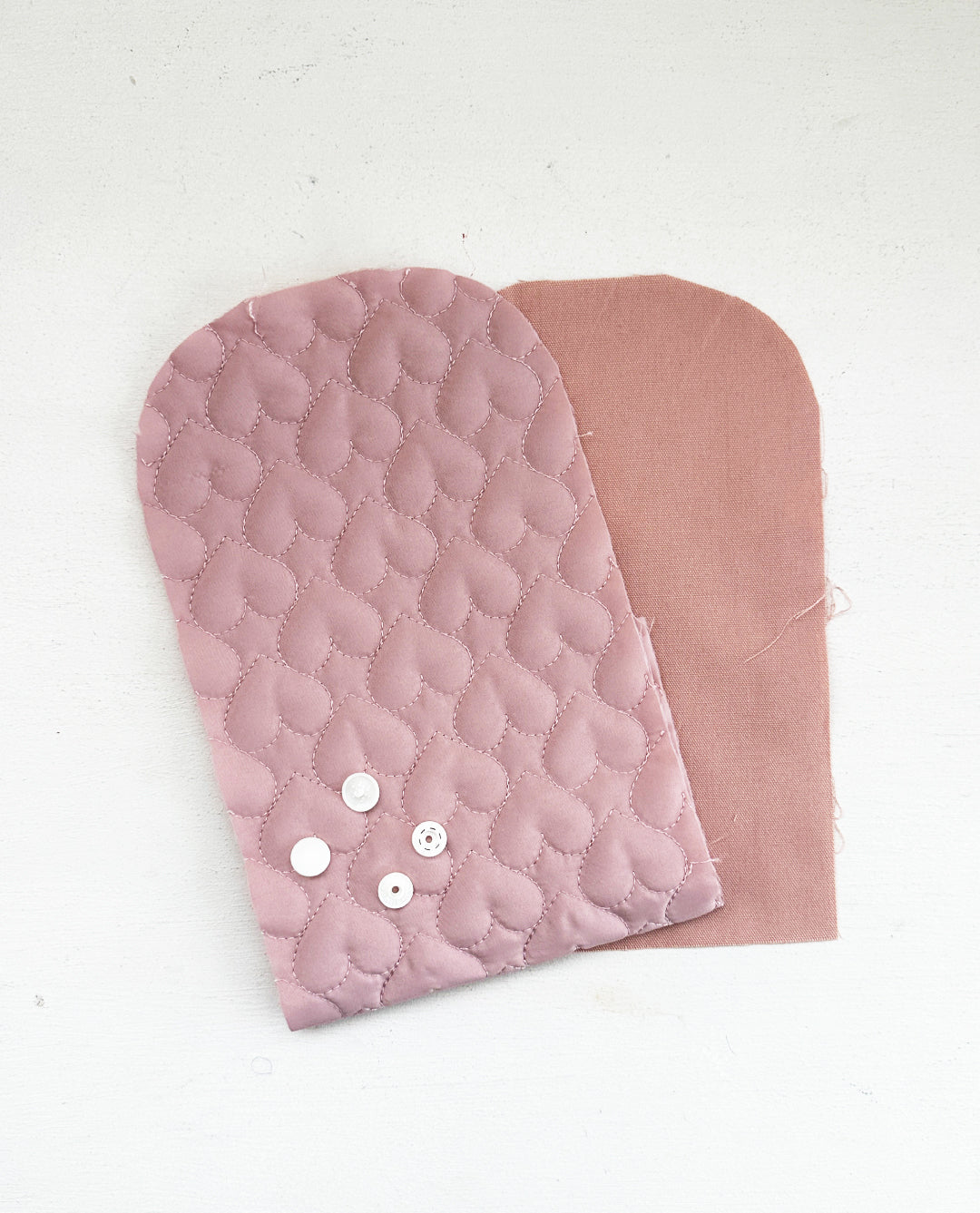 【材料キット】《ふた付きキルティングポーチ》_Baby&Kids Handmadeオリジナル(レシピなし)(kit-0122)