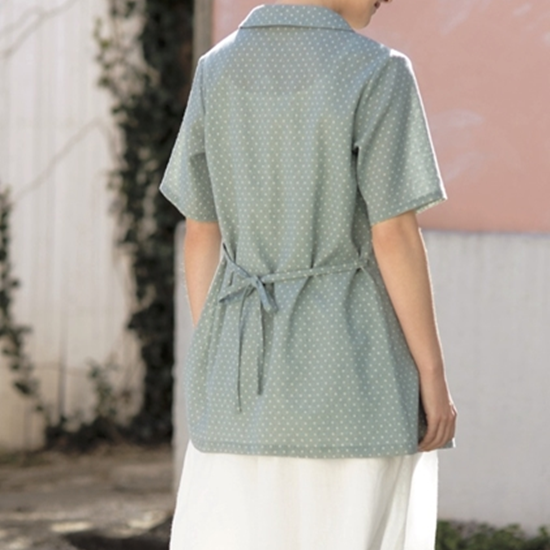 【型紙】高橋恵美子デザイン 手ぬいのシャツワンピース&シャツ(EC-0008)