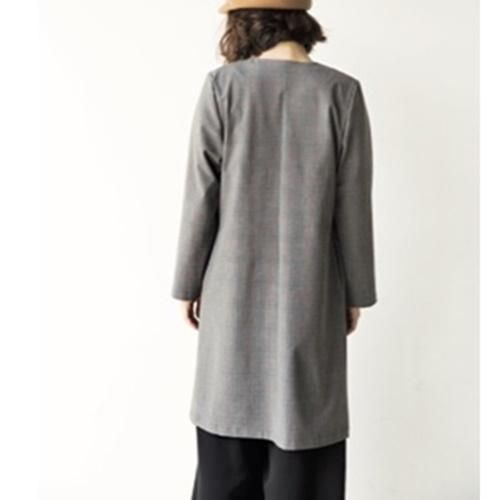 【型紙】Vネックカーディガンコート Designed by Yuko Katayama(SB-0023)