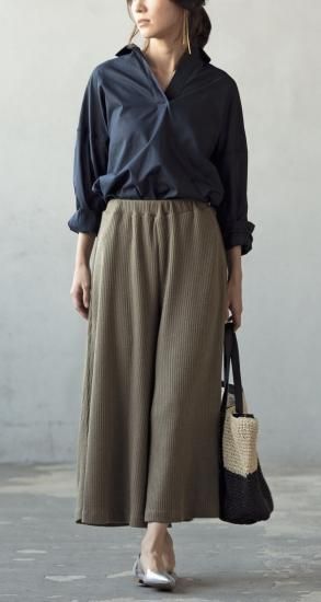 【型紙/レシピなし】ガウチョパンツ(LBS4790-11)