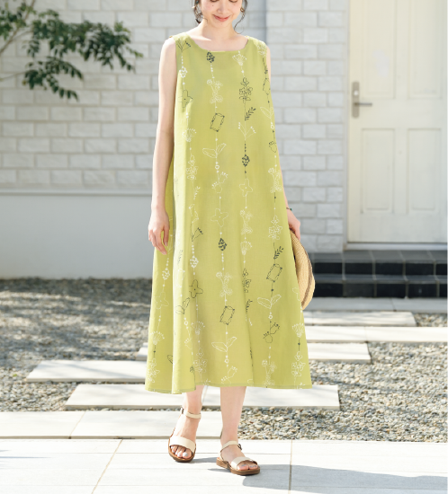 Aラインのシンプルワンピース(SB-0045)|型紙-ブティック社 公式