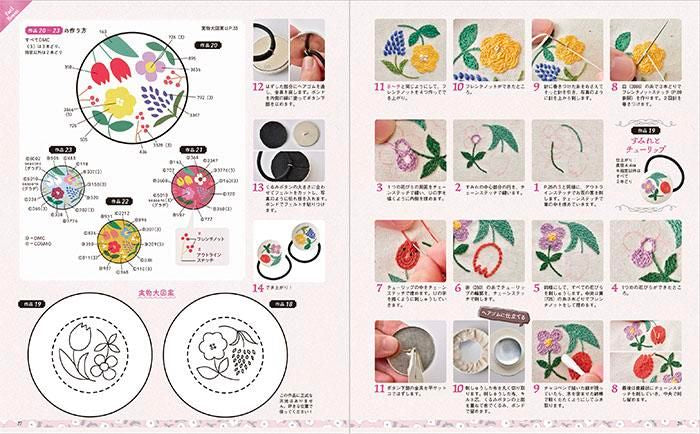 【書籍】花・動物・フードetc. ときめき刺しゅうアクセサリー83(S8302)