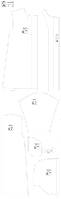 【型紙】ロングコート(SB-0054)