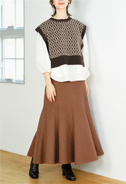 8枚はぎのマーメイドスカート(SB-0055)|型紙-ブティック社 公式