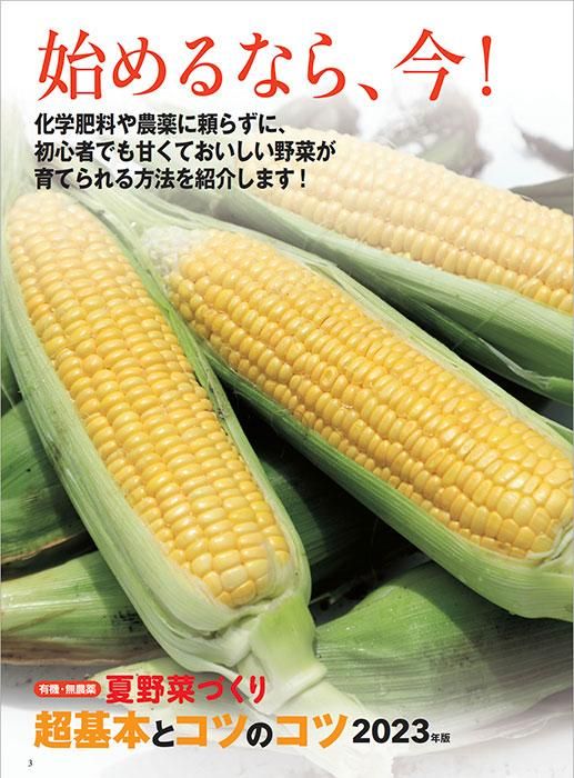 【書籍】夏野菜づくり 超基本とコツのコツ 2023年版(122304)