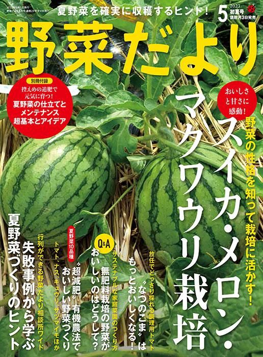 【書籍】野菜だより2023年5月初夏号(112305)