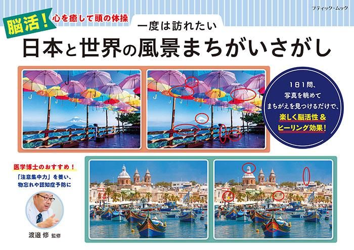 【書籍】一度は訪れたい 日本と世界の風景まちがいさがし(M1701)