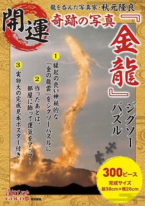 【書籍】開運 奇跡の写真『金龍』ジグソーパズル(D72)