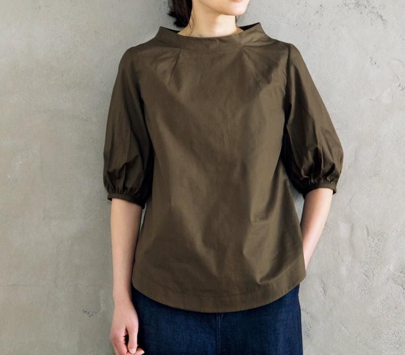【型紙】ボリュームスリーブボトルネックプルオーバー designed by Yuko Katayama(KY-0005)