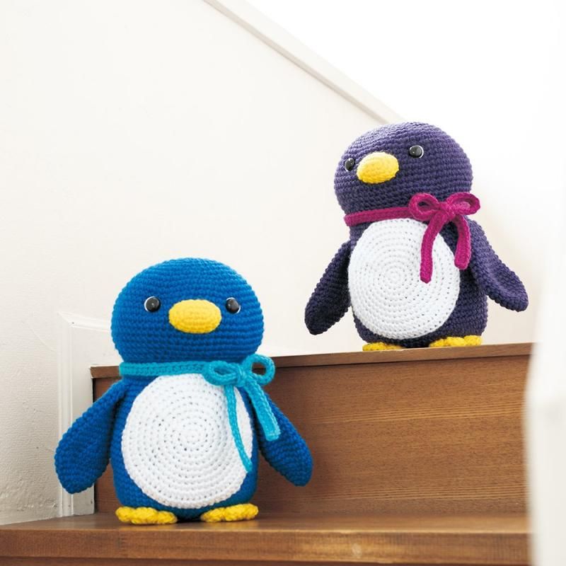 【DL編み物】大きなペンギン Design by 齊藤郁子(DLknit0028