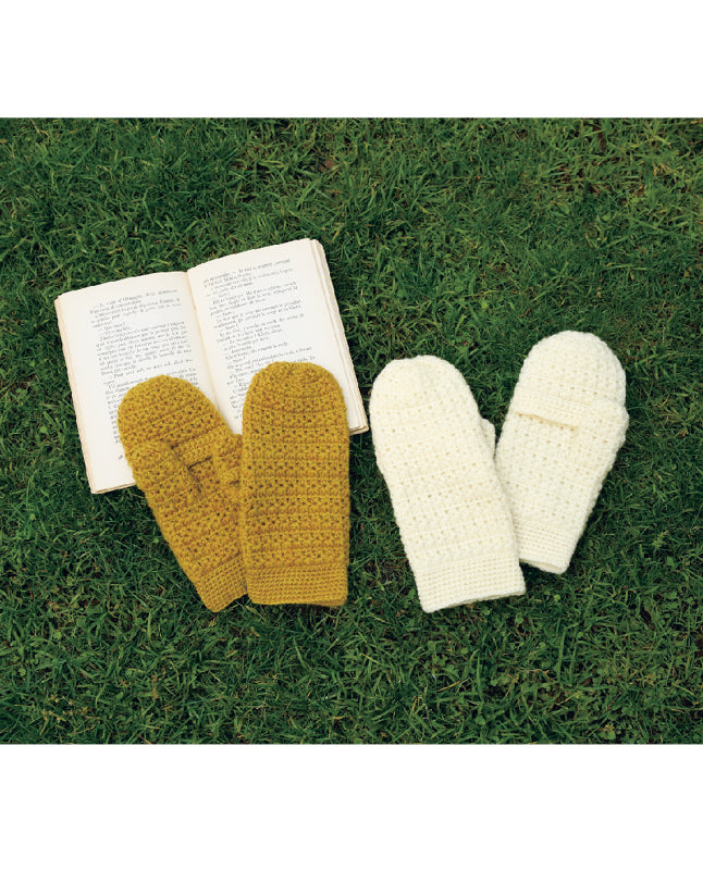 編み物 | スタークロッシェのミトン（DLknit-0041） | 編み図