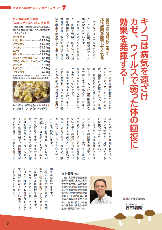 【書籍】やせる!免疫力アップ!キノコ特効レシピ 新装版(M1902)