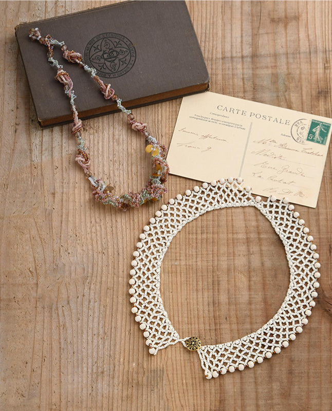 【ビーズキット】Dentelle de perles~ダンテル・ド・ペルル~ design 下島優子/Yuko Shimojima(kit-0046)