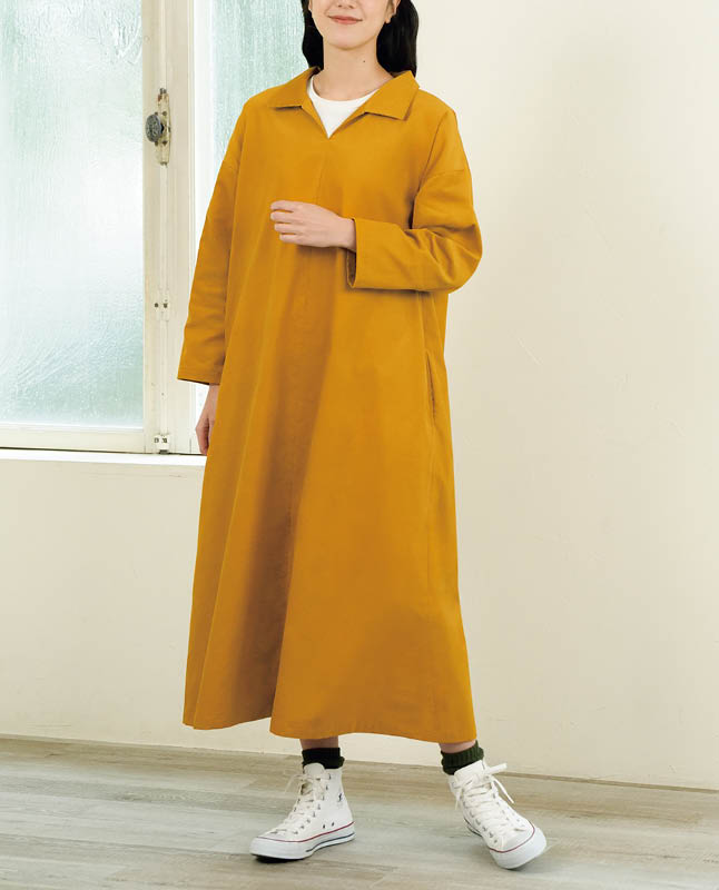 衿付きワンピース（SB-0110） | 型紙 - ブティック社 公式オンライン
