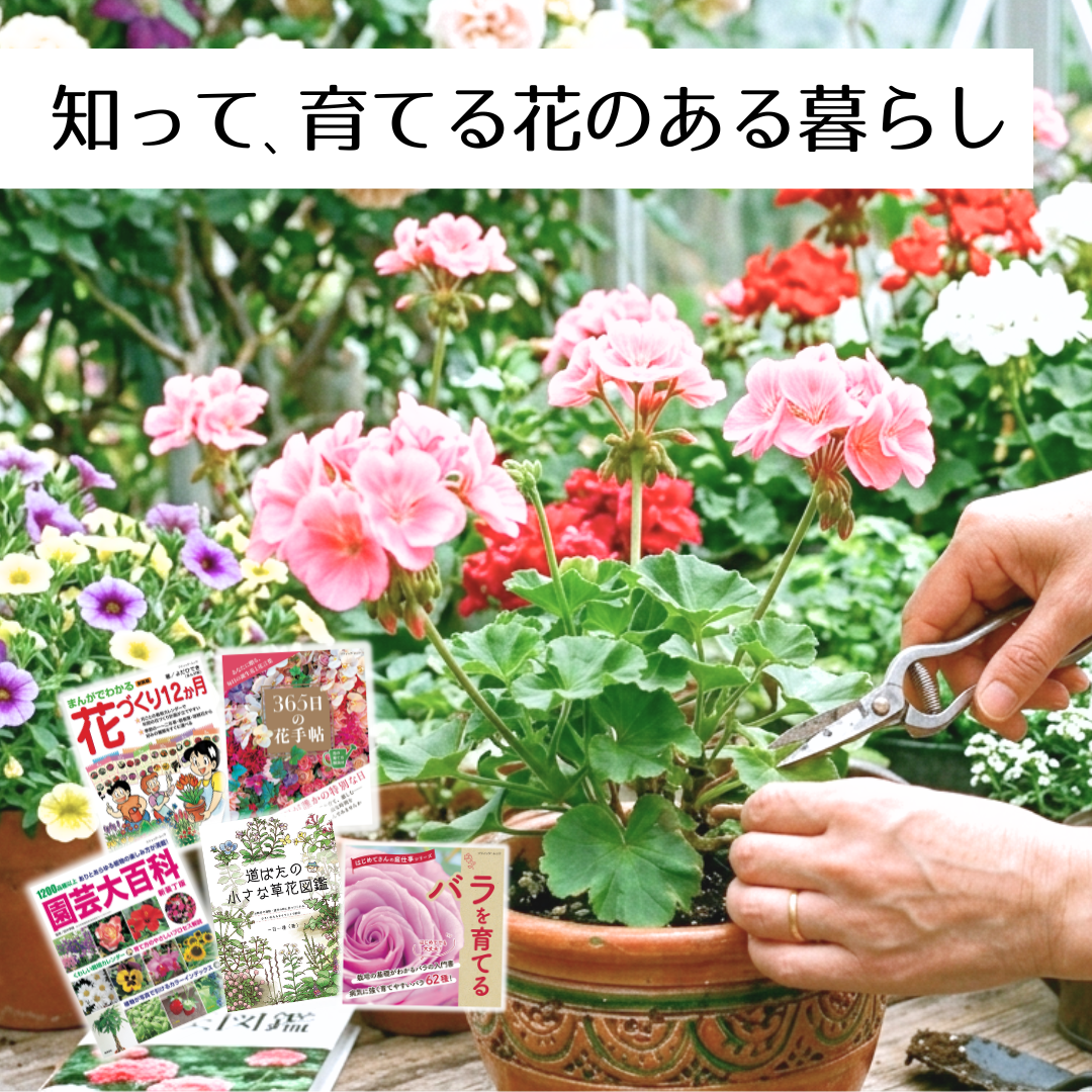 知って、育てる花(園芸)本の特集