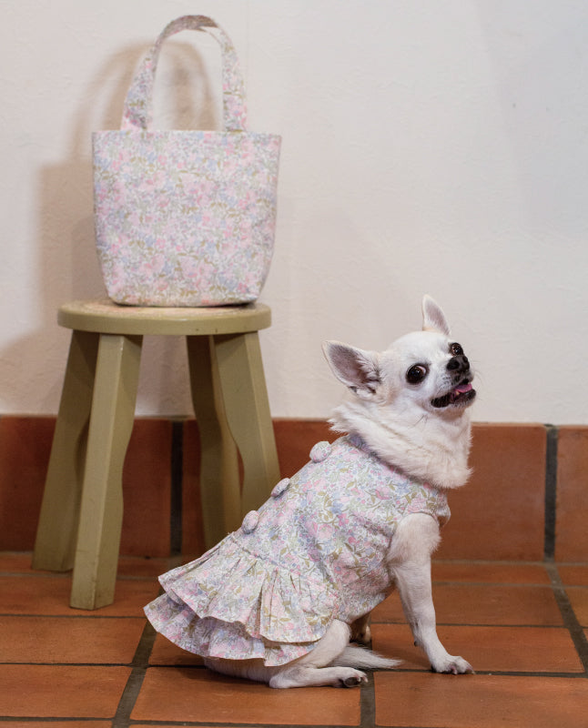 【材料セット】ドッグドレス＆おさんぽトートセット(kit-0016)