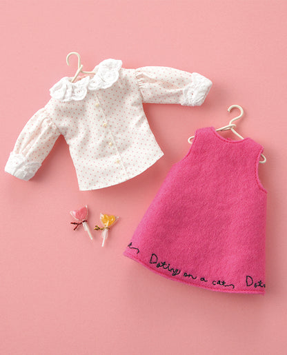 【材料キット】《トトの誕生日》「くらはしれいの夢みるドール服」掲載（kit-0065)
