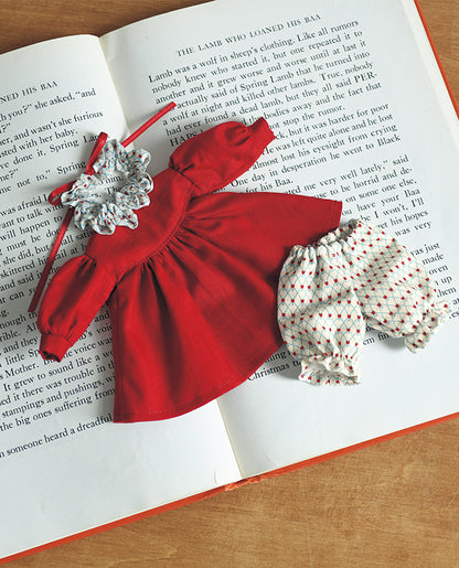 【材料キット】《私の日》「くらはしれいの夢みるドール服」掲載（kit-0066)