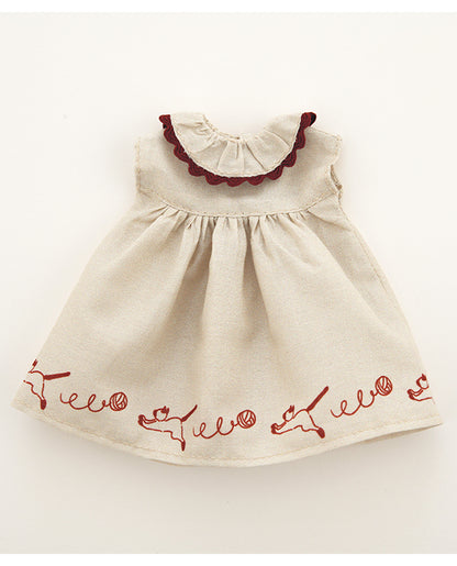 【材料キット】《家》「くらはしれいの夢みるドール服」掲載（kit-0068)