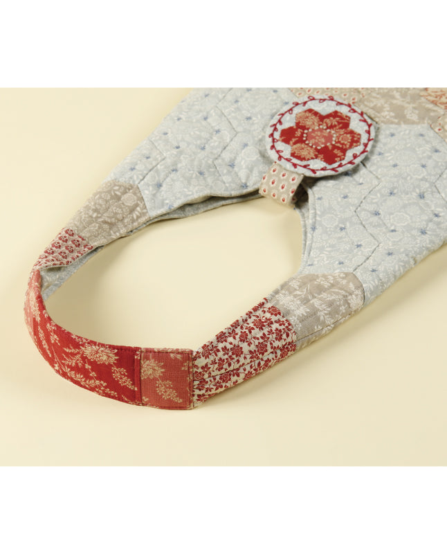 【材料キット】ヘキサゴンのバッグ by パッチワーク教室編集部(kit-0076)