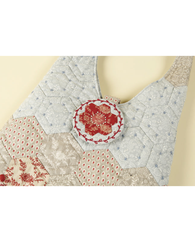 【材料キット】ヘキサゴンのバッグ by パッチワーク教室編集部(kit-0076)