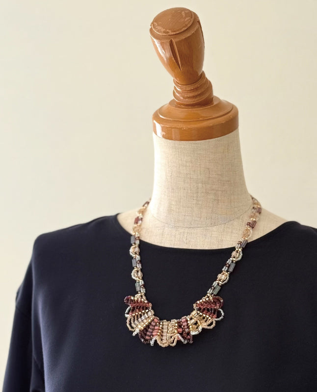 スイッチバックチェーンのネックレス～プリゼ～ | ビーズキット