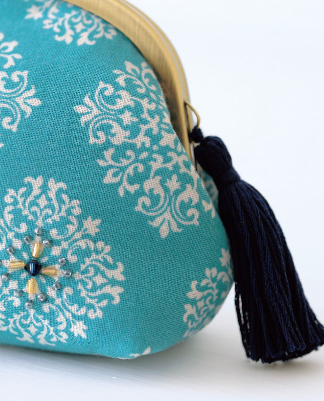 【材料キット】がまぐちポーチのスターターキット （kit-0092）