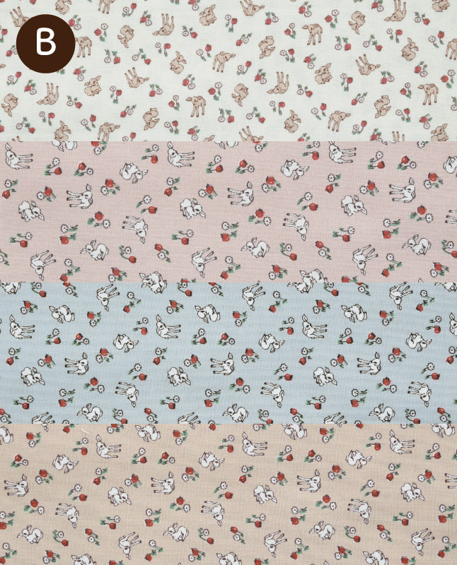 【生地セット】［une idee de Jeu de Fils］カットクロスセット by パッチワーク教室編集部(kit-0084)