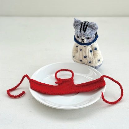 【あみぐるみキット】_《カフェのねこ店長》byツムギコウボウ（kit-0088）