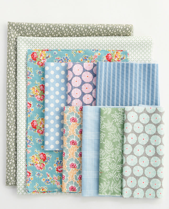 【材料キット】「森の小道」のマルチマット by パッチワーク教室編集部(kit-0106)