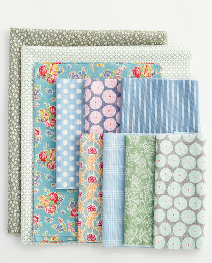 【材料キット】「森の小道」のマルチマット by パッチワーク教室編集部(kit-0106)