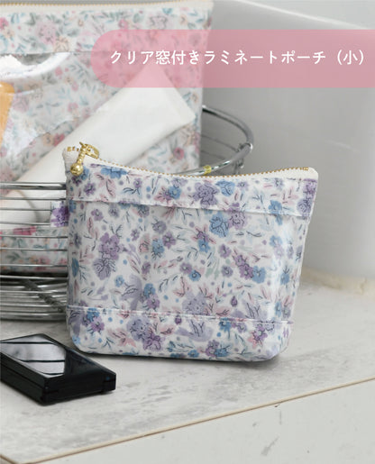 【材料キット】《クリア窓付きラミネートポーチ》_Baby＆Kids Handmadeオリジナル(レシピなし)（kit-0124)
