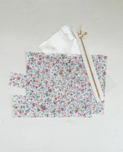 【材料キット】《クリア窓付きラミネートポーチ》_Baby＆Kids Handmadeオリジナル(レシピなし)（kit-0124)