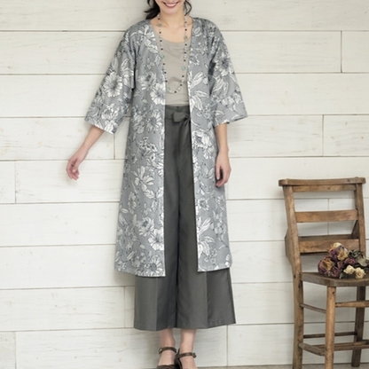 【型紙】高橋恵美子デザイン　手ぬいのローブワンピース(EC-0001)