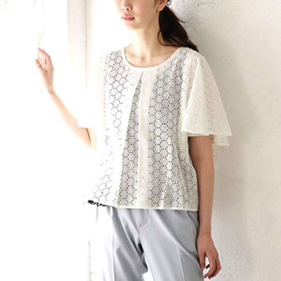 【型紙】フレア袖ブラウス　Designed by Yuko Katayama(SB-0012)