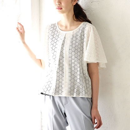 【型紙】フレア袖ブラウス　Designed by Yuko Katayama(SB-0012)