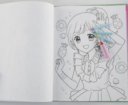 【書籍】メイクアップファンタジーぬりえ　新装版(D46)