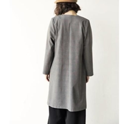 【型紙】Vネックカーディガンコート Designed by Yuko Katayama(SB-0023)