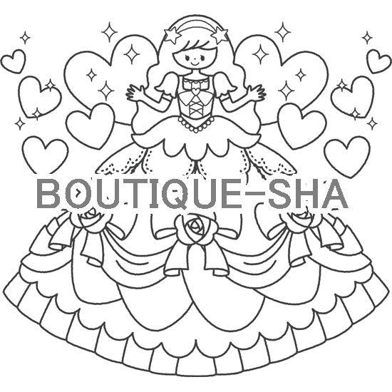 【DL塗り絵】どれす