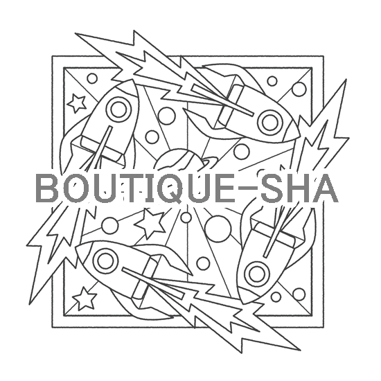 【DL塗り絵】ロケット