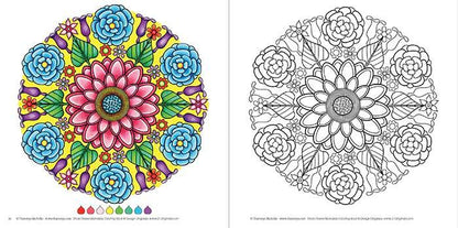 【書籍】Flower Mandalas 花のマンダラ塗り絵 BOOK(M1631)