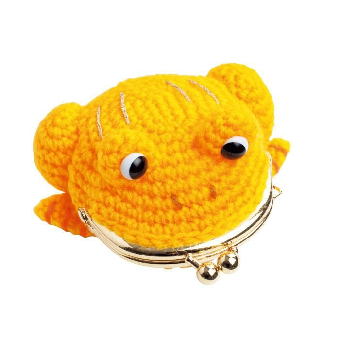 編み物 あみぐるみ | カエルのがま口 Ikuko Saito (DLknit0016