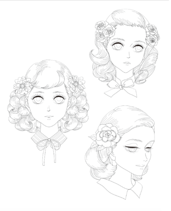 【書籍】レトロファッション塗り絵(M1708)