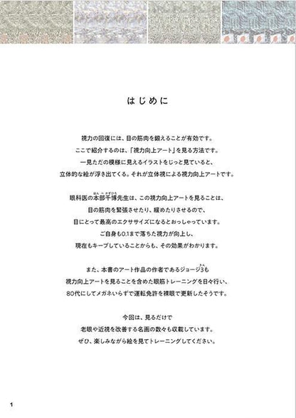 【書籍】1日5分 視力向上アート(M1724)